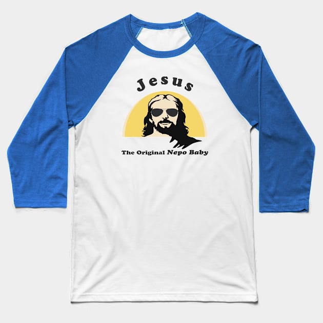 Nepo Baby Jesus - (light shirts) Baseball T-Shirt by AmplePanda